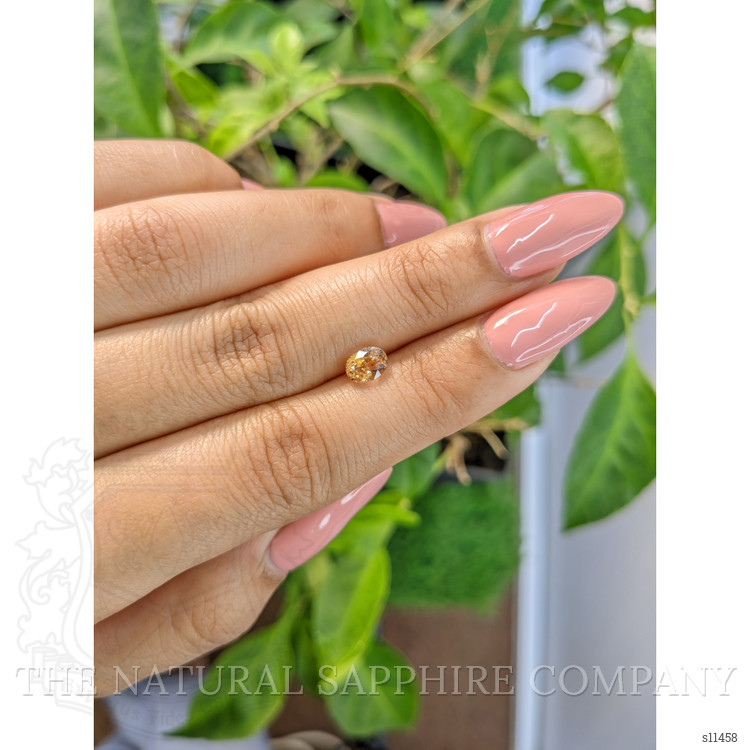 1.04 Ct. Peach Sapphire from Ceylon (Sri Lanka)