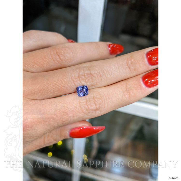 1.20 Ct. Bluish Purple Sapphire from Ceylon (Sri Lanka)