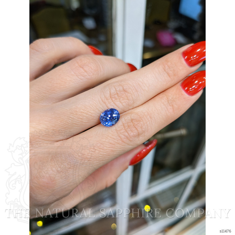 2.64 Ct. Blue Sapphire from Ceylon (Sri Lanka)