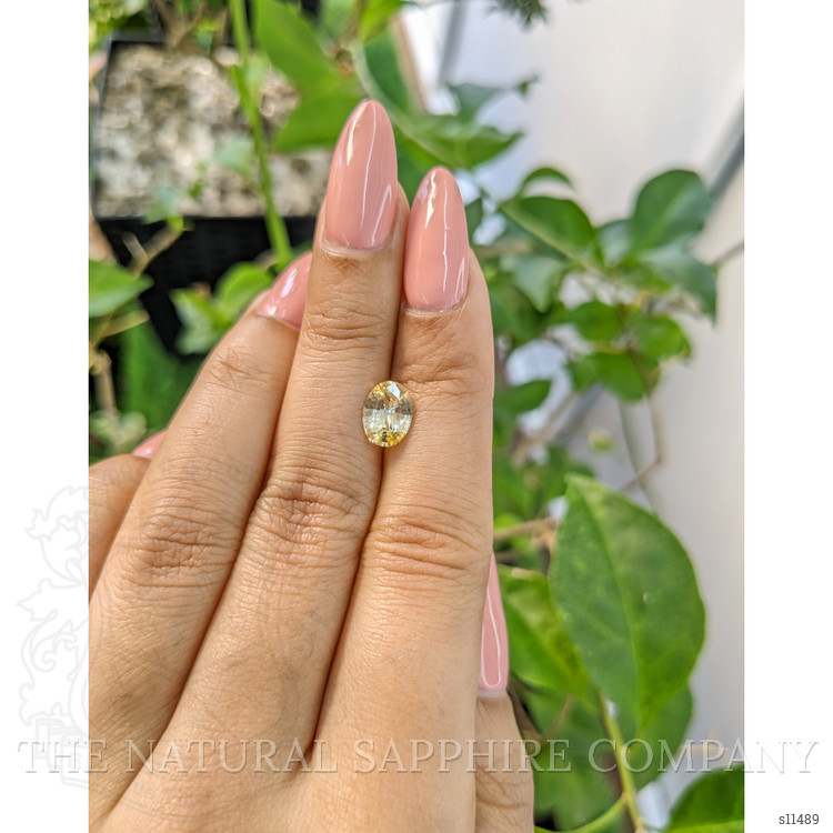 1.57 Ct. Yellow Sapphire from Ceylon (Sri Lanka)