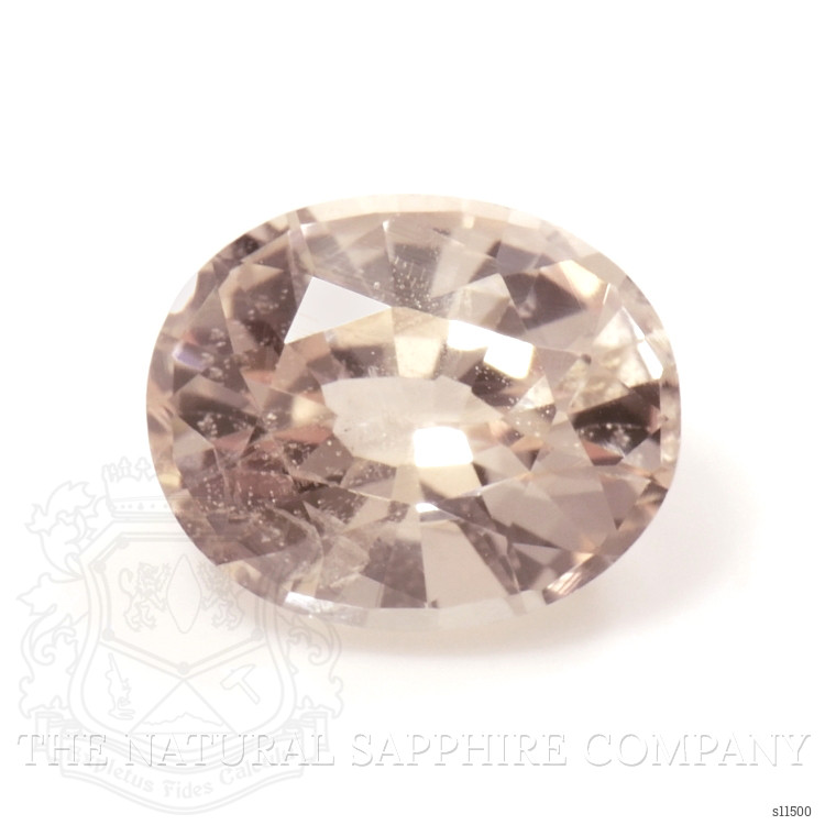 0.79 Ct. Peach Sapphire from Ceylon (Sri Lanka)