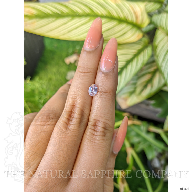 0.96 Ct. Purplish Pink Sapphire from Ceylon (Sri Lanka)