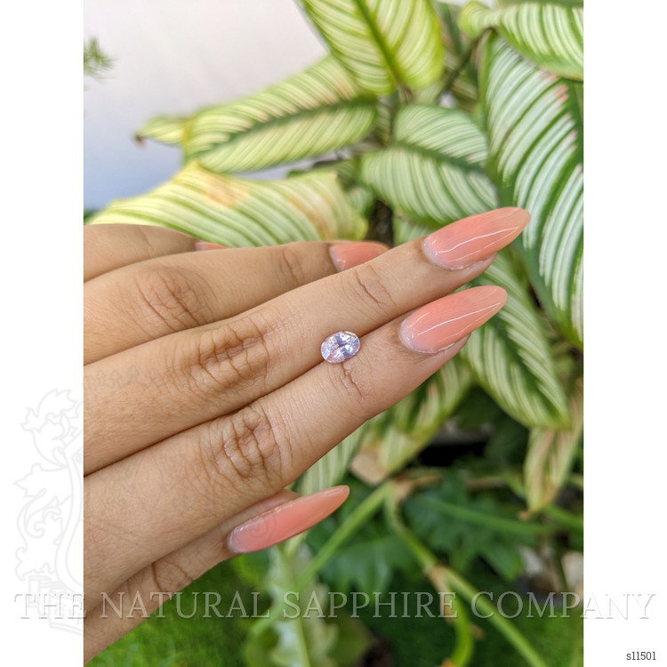 0.96 Ct. Purplish Pink Sapphire from Ceylon (Sri Lanka)