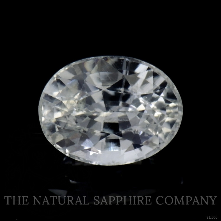 0.66 Ct. White Sapphire from Ceylon (Sri Lanka)
