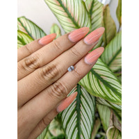 0.66 Ct. White Sapphire from Ceylon (Sri Lanka) Life Style