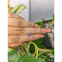 0.56 Ct. Purple Sapphire from Ceylon (Sri Lanka) Life Style