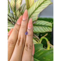 0.56 Ct. Purple Sapphire from Ceylon (Sri Lanka) Life Style