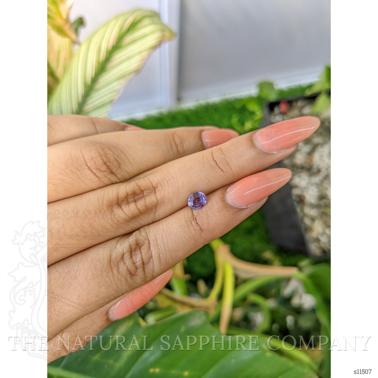 0.56 Ct. Purple Sapphire from Ceylon (Sri Lanka)