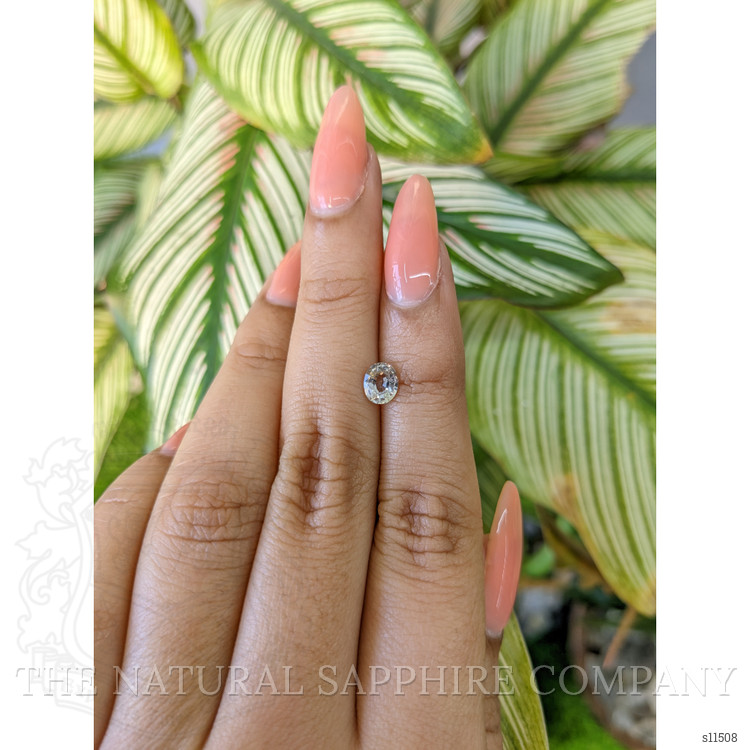 0.76 Ct. Yellow Sapphire from Ceylon (Sri Lanka)