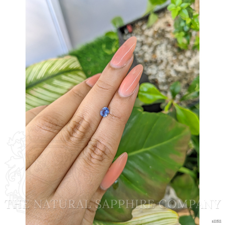 0.48 Ct. Blue Sapphire from Ceylon (Sri Lanka)