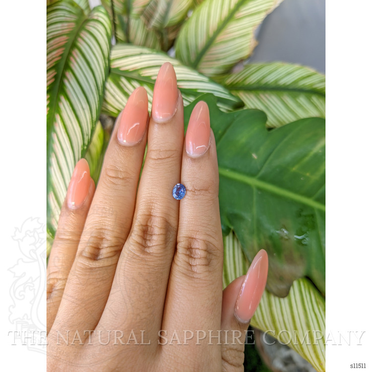 0.48 Ct. Blue Sapphire from Ceylon (Sri Lanka)