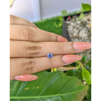 0.48 Ct. Blue Sapphire from Ceylon (Sri Lanka) Life Style