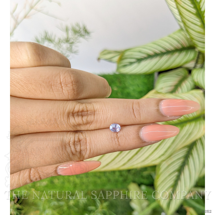 0.61 Ct. Blue Sapphire from Ceylon (Sri Lanka)