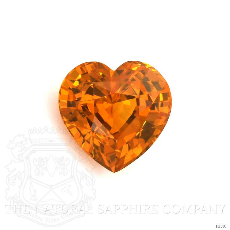 5.03 Ct. Orange Sapphire from Ceylon (Sri Lanka)