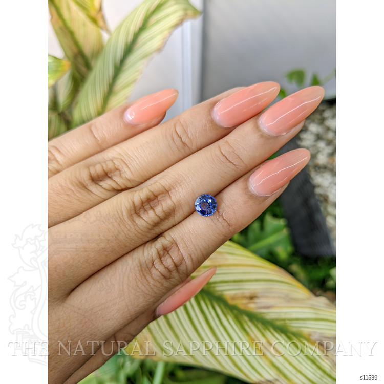 1.04 Ct. Blue Sapphire from Ceylon (Sri Lanka)