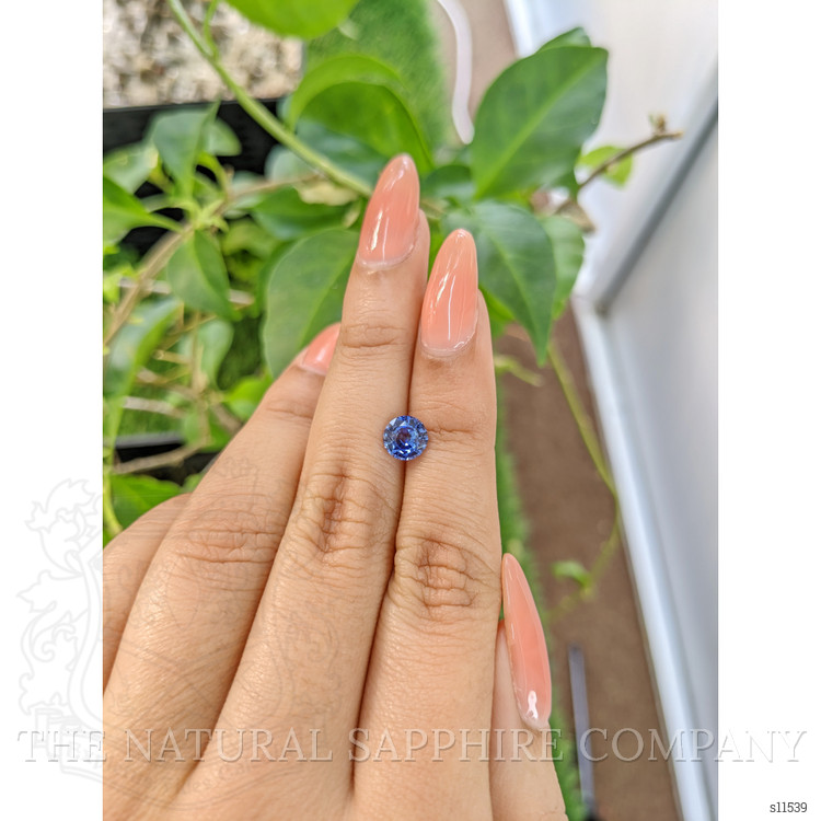 1.04 Ct. Blue Sapphire from Ceylon (Sri Lanka)