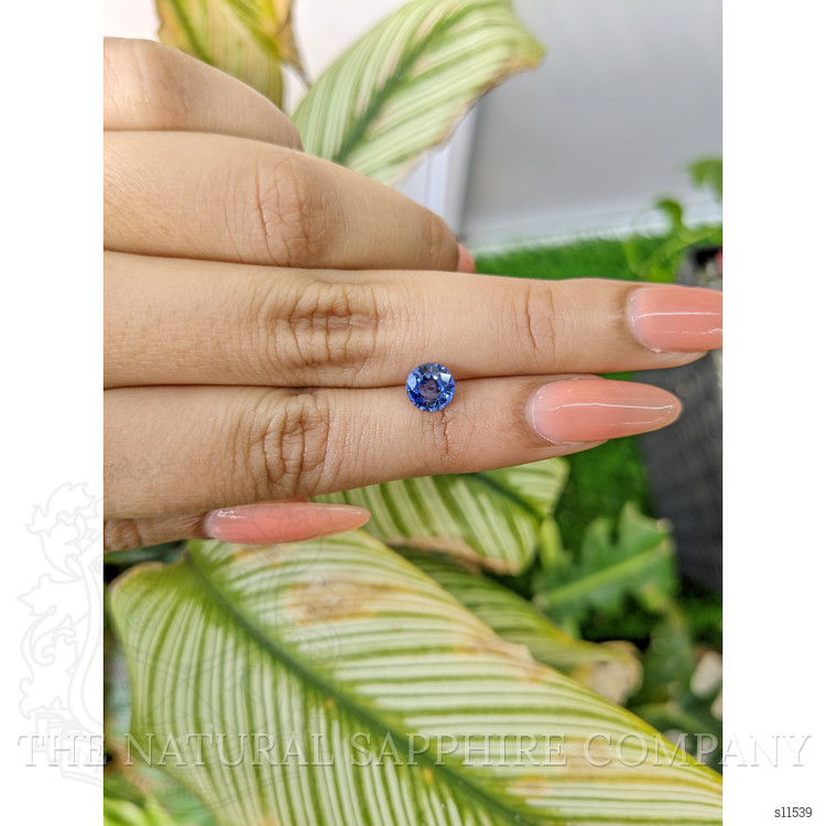 1.04 Ct. Blue Sapphire from Ceylon (Sri Lanka)