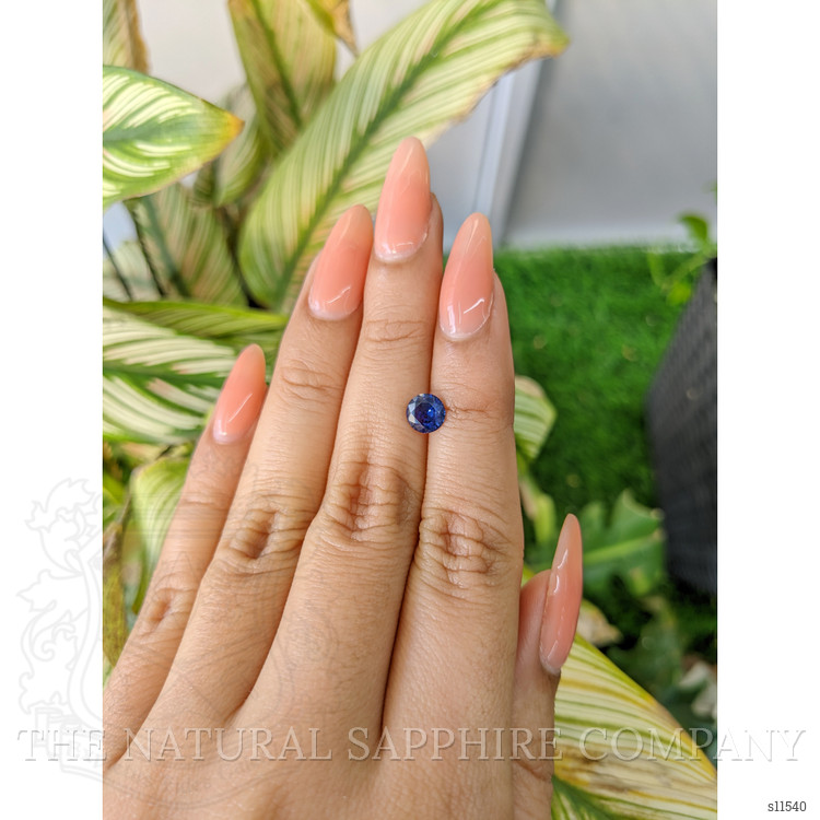0.94 Ct. Blue Sapphire from Ceylon (Sri Lanka)