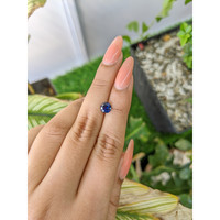 0.94 Ct. Blue Sapphire from Ceylon (Sri Lanka) Life Style