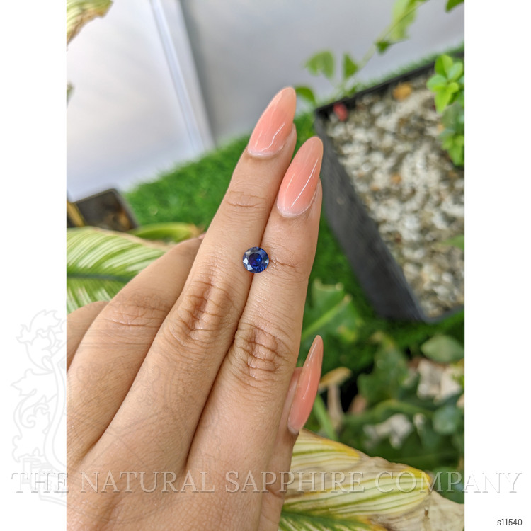0.94 Ct. Blue Sapphire from Ceylon (Sri Lanka)