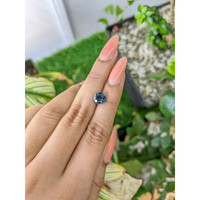 1.66 Ct. Greenish Blue Sapphire from Ceylon (Sri Lanka) Life Style