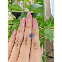 2.11 Ct. Purplish Blue Sapphire from Ceylon (Sri Lanka) Life Style