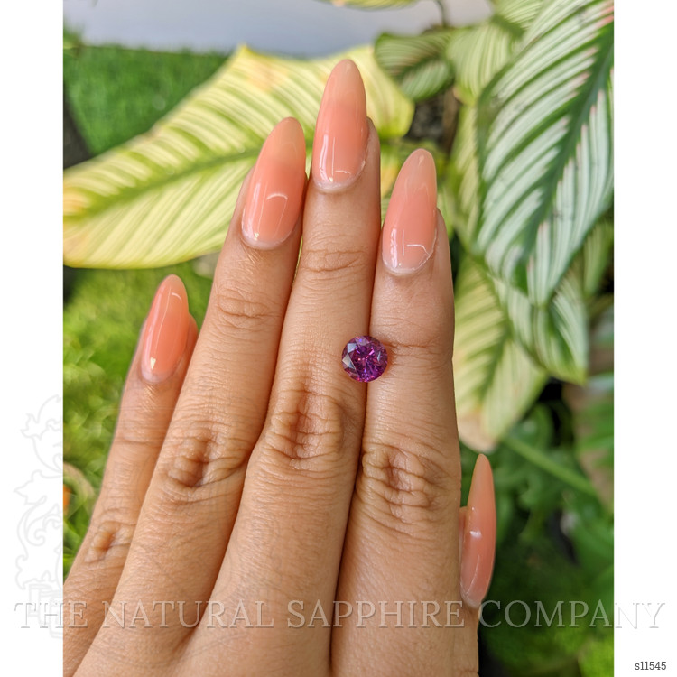 1.95 Ct. Purplish Pink Sapphire from Ceylon (Sri Lanka)