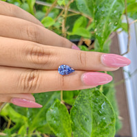 1.91 Ct. Blue Sapphire from Ceylon (Sri Lanka) Life Style