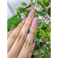 1.69 Ct. Blue Sapphire from Ceylon (Sri Lanka) Life Style