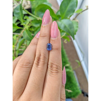1.48 Ct. Blue Sapphire from Ceylon (Sri Lanka) Life Style