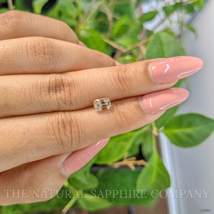 1.22 Ct. Peach Sapphire from Ceylon (Sri Lanka)