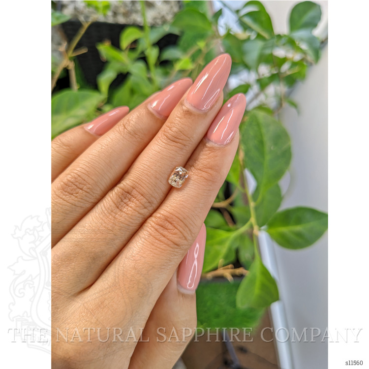 1.22 Ct. Peach Sapphire from Ceylon (Sri Lanka)