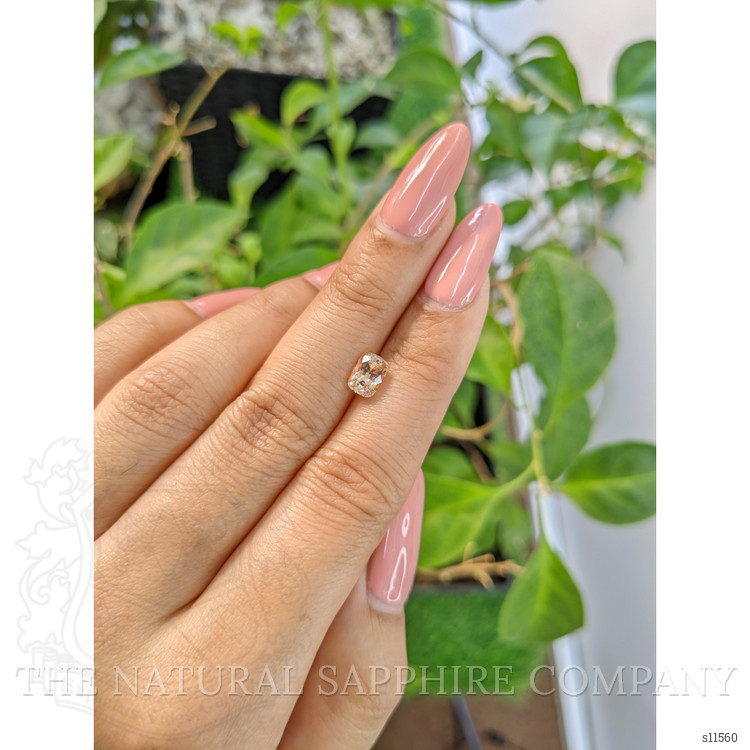 1.22 Ct. Peach Sapphire from Ceylon (Sri Lanka)