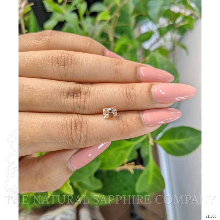 1.22 Ct. Peach Sapphire from Ceylon (Sri Lanka)