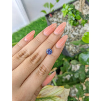 1.73 Ct. Purplish Blue Sapphire from Ceylon (Sri Lanka) Life Style