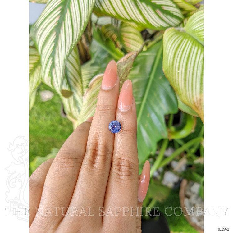 1.73 Ct. Purplish Blue Sapphire from Ceylon (Sri Lanka)