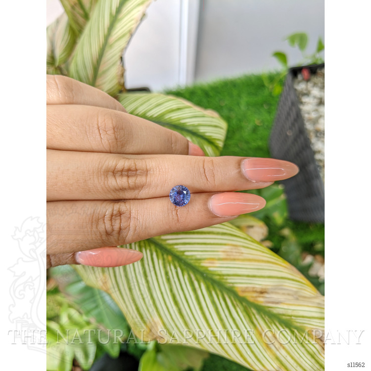 1.73 Ct. Purplish Blue Sapphire from Ceylon (Sri Lanka)
