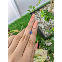 1.05 Ct. Blue Sapphire from Ceylon (Sri Lanka) Life Style