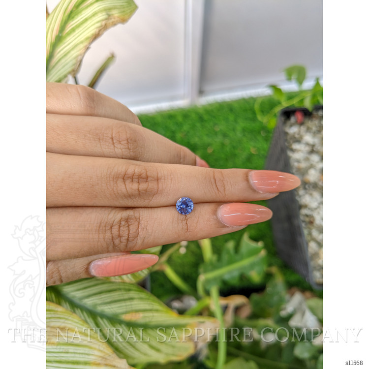 1.05 Ct. Blue Sapphire from Ceylon (Sri Lanka)