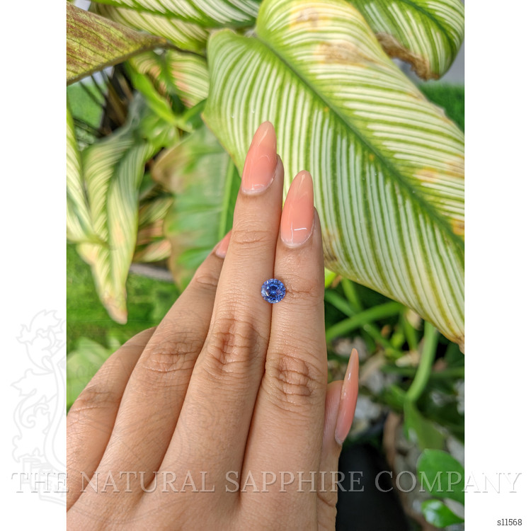 1.05 Ct. Blue Sapphire from Ceylon (Sri Lanka)