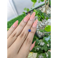 0.76 Ct. Blue Sapphire from Ceylon (Sri Lanka) Life Style