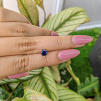 0.86 Ct. Blue Sapphire from Ceylon (Sri Lanka) Life Style
