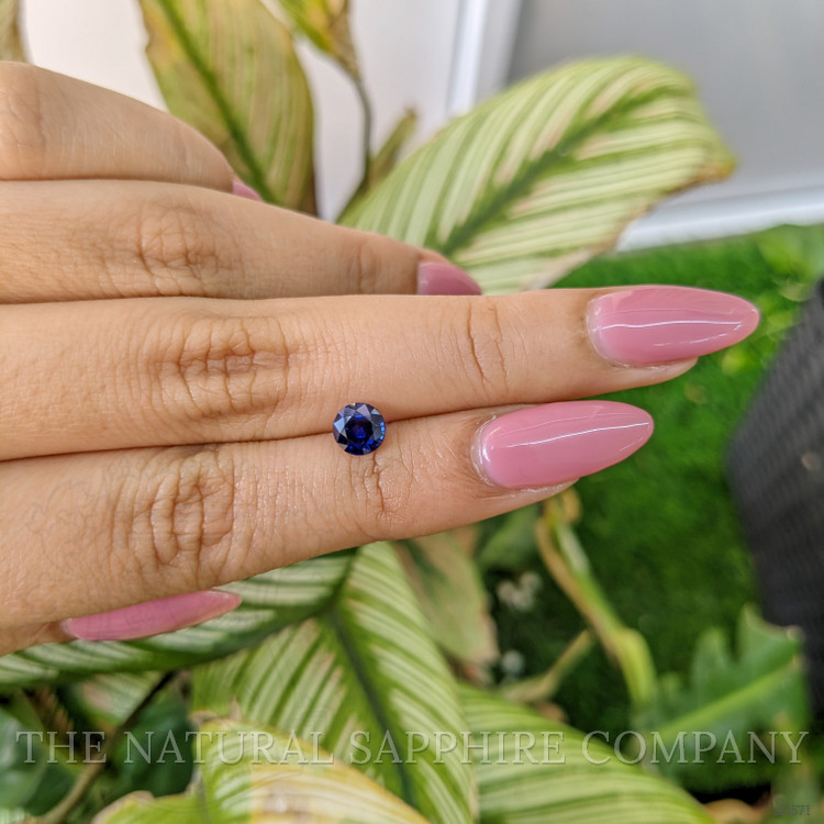 0.86 Ct. Blue Sapphire from Ceylon (Sri Lanka)