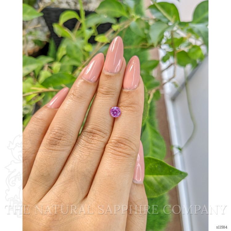 0.99 Ct. Purple Sapphire from Ceylon (Sri Lanka)