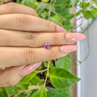 0.99 Ct. Purple Sapphire from Ceylon (Sri Lanka) Life Style