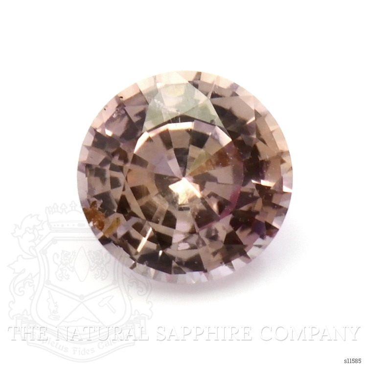 0.66 Ct. Peach Sapphire from Ceylon (Sri Lanka)