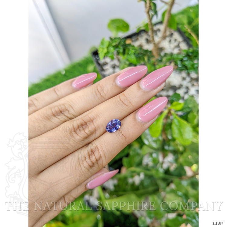 2.01 Ct. Blue Sapphire from Ceylon (Sri Lanka)