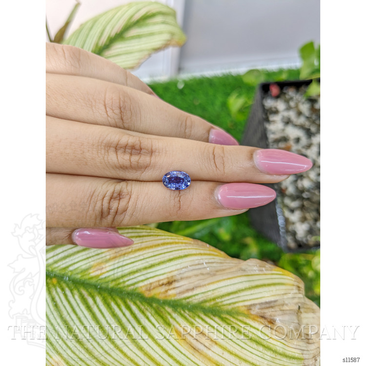 2.01 Ct. Blue Sapphire from Ceylon (Sri Lanka)