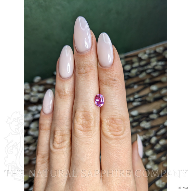 1.58 Ct. Purplish Pink Sapphire from Ceylon (Sri Lanka)