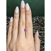 1.58 Ct. Purplish Pink Sapphire from Ceylon (Sri Lanka) Life Style